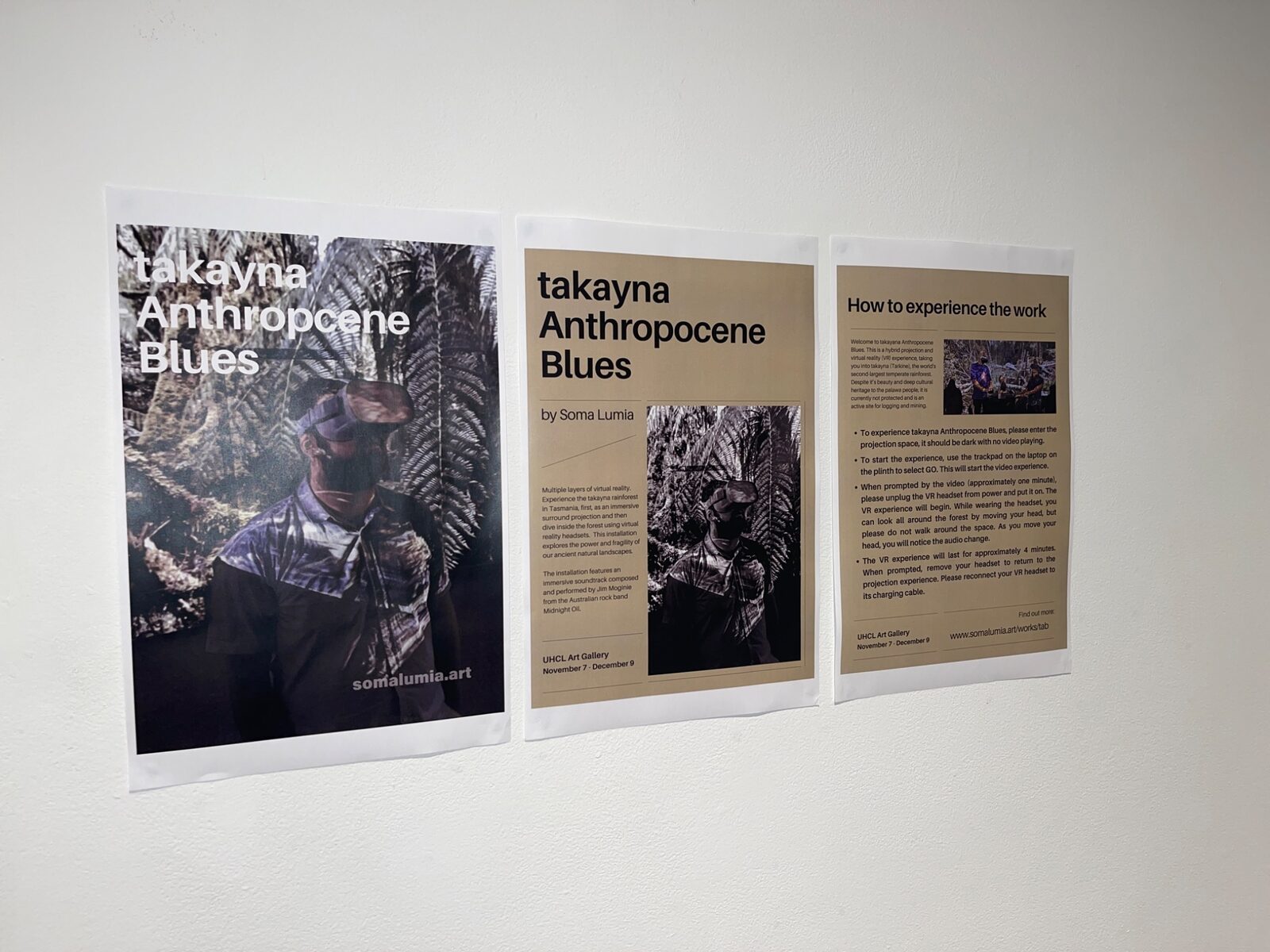 Takayna Anthropocene Blues exhibition materials